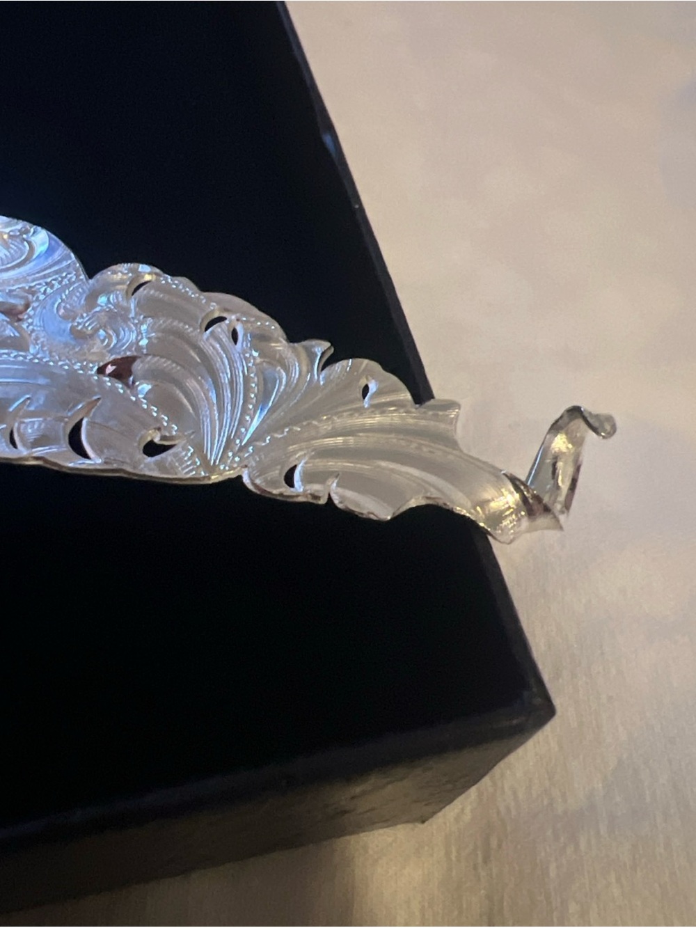 Montana Silversmiths Silver Feather Hat Pin with Red and Blue Trim - Picture 8 of 12
